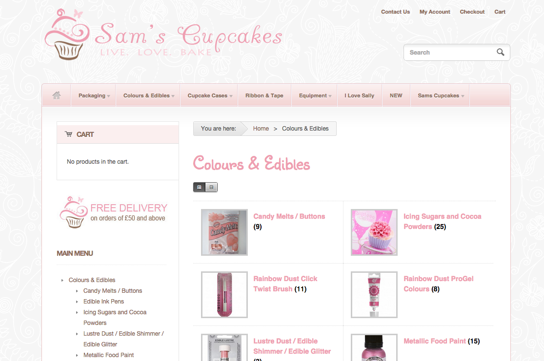 Sams Cupcakes London