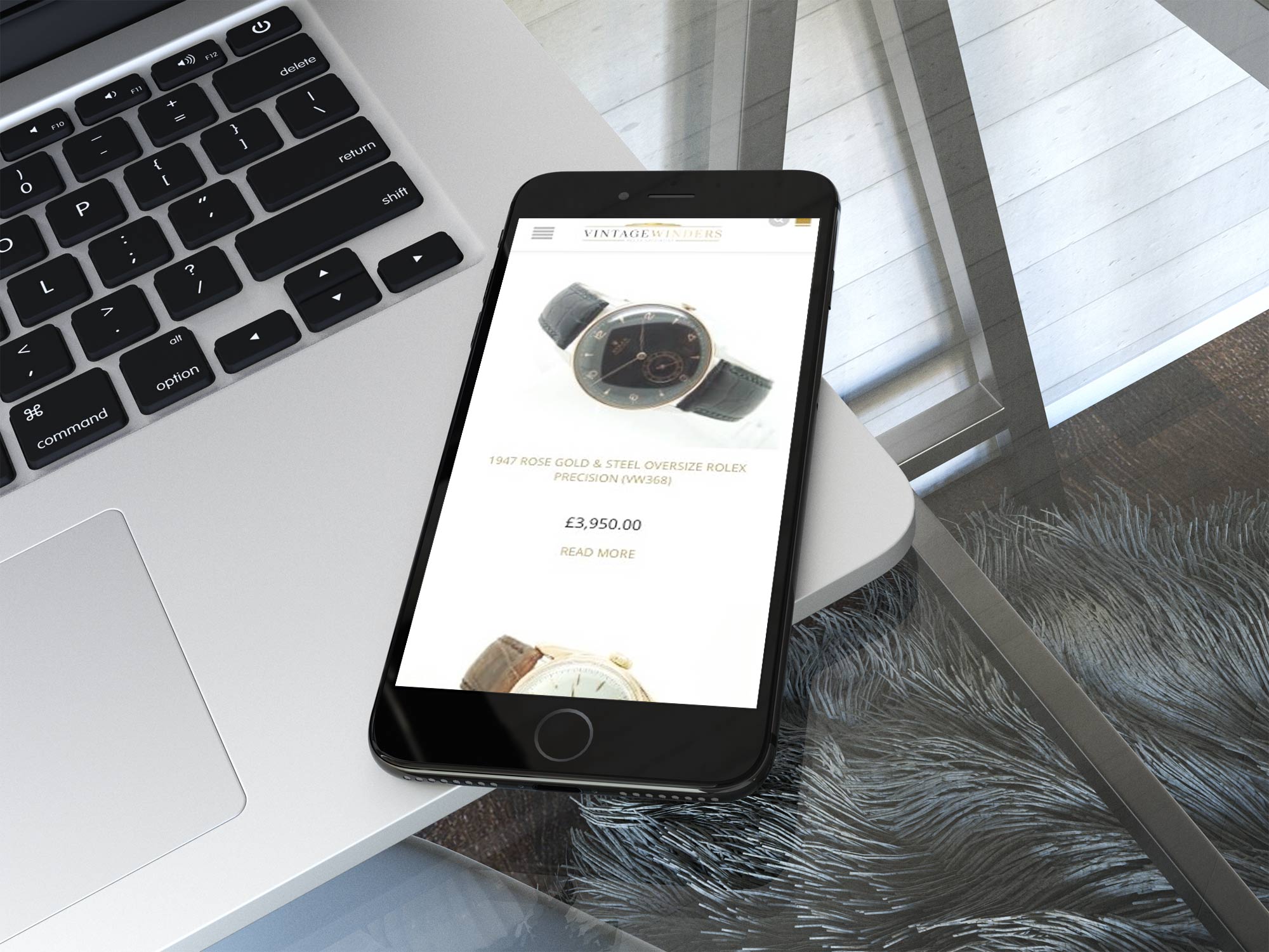 Ecommerce website – Vintage Watches