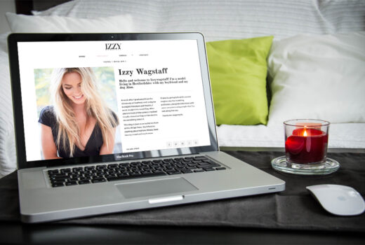 Website Design – Izzy Wagstaff